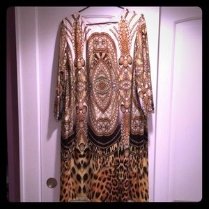Chico’s size three women’s leopard 🐆 dress